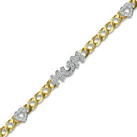 【送料無料】ジュエリー・アクセサリー ジュエルコロンドンゴールドベニスラブエッジブレスレットjewelco london 9ct 2colore oro cz mamma venezia bracciale bordo damore 6mm