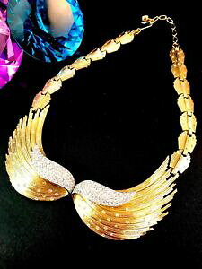 yzWG[EANZT[ NEJ[S[hXglbNXpFNX^XgXA[fRy_gcrown trifari color oro lustrino collana pave cristallo strass art deco cio