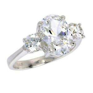 yzWG[EANZT[ X^[OVo[GQ[WgWRjOI[oJbgargento sterling fidanzamento zirconi anello w11mm x 9mm 4 kt taglio ovale