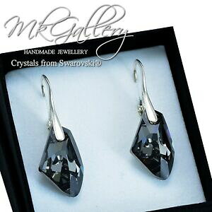 yzWG[EANZT[ Vo[COXtXL[NX^ZbgRVo[iCg925 orecchini argentoset da cristalli swarovski R 19mm galacticnotte dargento