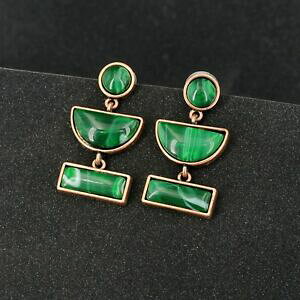 yzWG[EANZT[ CONbvItH[OhA[fRO[EhWFChC~bgorecchini clip on non forata arte deco rettangolo tondo verde giada imit a26