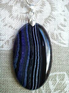 yzWG[EANZT[ `F[{ciAK^y_gsplendido ciondolo botswana agata con catena gratis pamp;p 111oi