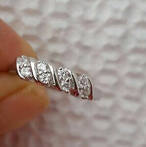 【送料無料】ジュエリー・アクセサリー アニージョコンプロティソオロブランコゴールドフィルドタラエスパーニャアメリカanillo compromiso oro blanco 18k goldfilled talla espana14 usa7