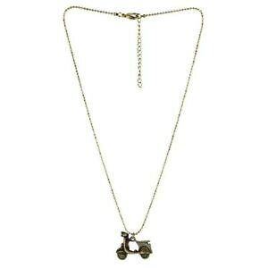 �y���������z�W���G���[�E�A�N�Z�T���[ �A���e�B�[�N�u���X���g���X�N�[�^�[�y���_���g�l�b�N���X�W���[�N�[���I�[�g�o�Cantico ottone retro scooter ciondolo collana joe cool motocicletta ciclomotore