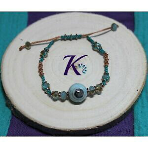 yzWG[EANZT[ uXbg}NAWugYG[h}yXAQ[geCeGFbracelet macrame ajustable tons emeraude marron perles agate teinte et verr