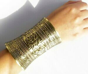 yzWG[EANZT[ AtJ}CNJtuXbggrandi e larghe micropolsino braccialetto di ispirazione africana