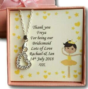 yzWG[EANZT[ uChCht[K[p[\iCYlbNXdamigelle donore fiore ragazza regalo per bambini grazie collana personalizzata