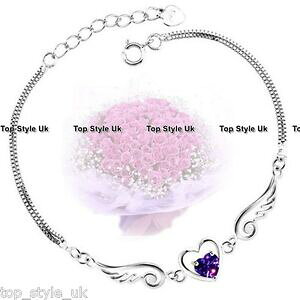 �y���������z�W���G���[�E�A�N�Z�T���[ �V���o�[�X�^�[�����O�A���_���W�F���u���X���b�g925 argento sterling ali dangelo braccialetto regalo per figlia nipote amici j413