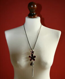 【送料無料】ジュエリー・アクセサリー エナメルファインメッシュチェーンネックレスfiore in smalto con collana catena fine mesh