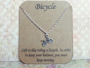 yzWG[EANZT[ y_glbNXcollana con ciondolo bicicletta regalo uomini le donne, la vita e come un preventivo di biciclette