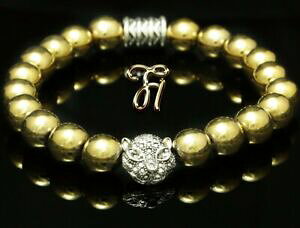 yzWG[EANZT[ w}^CgS[hw}^CgVo[^CK[Ywbhp[uXbgematite oroematite argento testa di tigre braccialetto perle 8mm