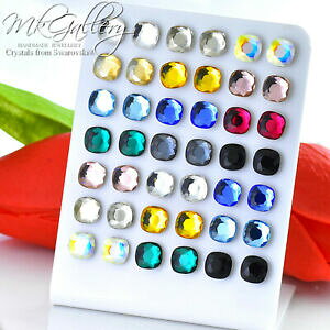 yzWG[EANZT[ XtXL[NX^obNr[Vo[ZbgCO925 orecchini argentoset realizzato con cristalli swarovski 16mm baroccoruby ab