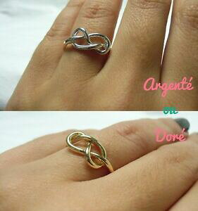 yzWG[EANZT[ IWioOTCCtBjGgVFcCXgAWFeIhA[A~eBGbague originale signe infini entrelace twisted argente ou dore amour 