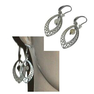 yzWG[EANZT[ [IrW[COVo[bLNH[cp[eB[gzeeo bijoux orecchini filigrana placcato argento perle da quarzo rutilato