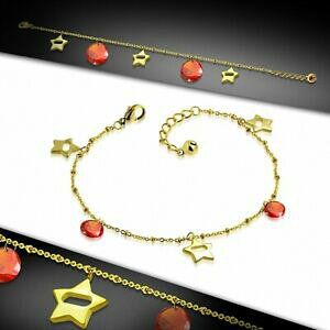 �y���������z�W���G���[�E�A�N�Z�T���[ �u���X���b�g�A�u�����P�X�A���t�H�����f�g���[���A���A�V�G�C�I�L�V�h�u���h���A�x�b�N�V�F�[�kbracelet a breloques en forme detoile en acier inoxydable dore ave