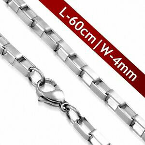 yzWG[EANZT[ `CkACAAVGCILVuAxbNtFAAsXhz}[60cm x 4mm ?chaine a maillons en acier inoxydable avec fermoir a pince de homar