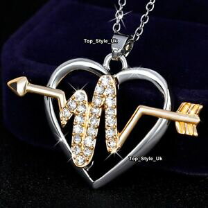 yzWG[EANZT[ K[thNX^S[hVo[lbNXfreccia di cristallo oro e argento collana moglie regalo per lei fidanzata figlia j632