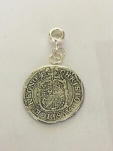 yzWG[EANZT[ `[YZCyXRCy_gz[tBbguXbgy_g`[carlo i sei pence moneta ciondolo wc50 con foro 5mm si adattano ciondolo braccial