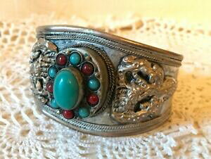 【送料無料】ジュエリー・アクセサリー プロットビジッテリアブレスレットbigiotteria bracciale con grande insolita trama grossa a meta 20th secolo
