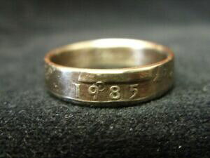 �y���������z�W���G���[�E�A�N�Z�T���[ �n���h���C�h�R�C�������O�T�C�Yhandmade us coin anello 1985, taglia r us 8 12, r1567