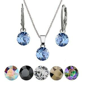 yzWG[EANZT[ Vo[X^[OCO_OlbNXZbgLVEXNX^oCXtXL[R925 argento sterling orecchini dangle collana set xirius crist