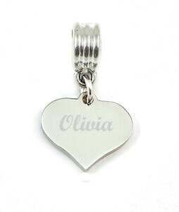 yzWG[EANZT[ Tix?JX^n[g_Oy_g`[uXbgsanabelle ? nome inciso personalizzato cuore dangle ciondolo si adatta a charm bracelets