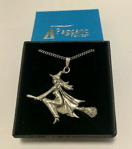 yzWG[EANZT[ EBb`Vo[s[^[y_gnEB[EBbJ`F[o[Xf[NX}X{bNXwitch peltro dargento ciondolo con catena halloween wicca compl