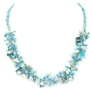 �y���������z�W���G���[�E�A�N�Z�T���[ �^�[�R�C�Y�r�[�Y�~�l�����V�[�h�`�b�v20 bellissimo fatto a mano misto turchese perline semini minerale chips