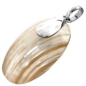 yzWG[EANZT[ S[h}U[Iup[^[{Jo[X^[OVo[y_g44cm oro madreperla turbo cover 925 pendente argento sterling