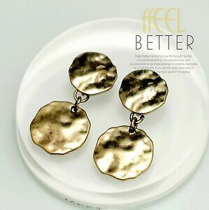 �y���������z�W���G���[�E�A�N�Z�T���[ �u�[�N���h�I�����N���b�v���B�X�h���A�[���f�R�h�D�[�Z���N�����^�����B���e�[�Wboucles doreilles clip vis dore art deco deux cercle metal vintage a10osc4