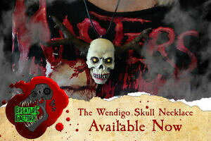 yzWG[EANZT[ SVbNEFfBSXJN[`[lbNXcreepy gotico wendigo teschio creatura collanasatanici