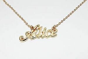 yzWG[EANZT[ EFfBOlNXy_gK[thAXlbNXalice 18ct doratura collana con nomematrimonio nekless ciondolo fidanzata