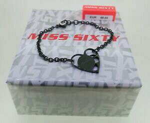 yzWG[EANZT[ ~XVbNXeBWGubNX`[uXbgXgn[g?bracciale miss sixty jewels acciaio nero con cuore listino ?49,00 nuovo