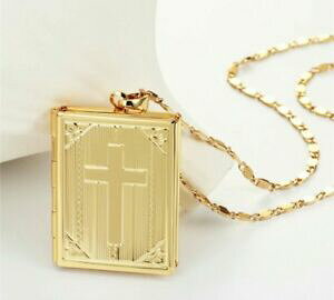 yzWG[EANZT[ tHgt[_IlbNXS[hv`ibLy_gcroce pendente a foto cornice medaglione collana 18k placcata in oroplatino 561