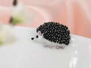 【送料無料】ジュエリー・アクセサリー ブロッシュアルジャンテプチアニマルエレエリソンノワールベージュローズアールヌーボーbroche argente petit animale herisson noir email beige rose art nouveau xz10