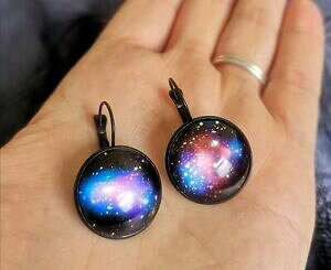 yzWG[EANZT[ ?luCORXXjo[X? bellissima spazionebula orecchini stelle, cosmo, universo