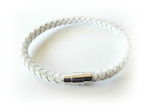 yzWG[EANZT[ t@bVuXbggbvmoda bracciale in pelle bianca con baionettadispositivo di chiusura semplicemente top