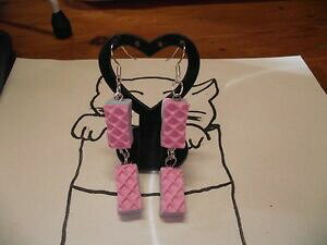 yzWG[EANZT[ u[NI[_uKEtbg[YtHuVG1 boucle d oreille double gaufretterosefond bleu ciel