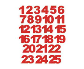 【送料無料】ジュエリー・アクセサリー アドベンツケイレンダーアドベントステッカーカレンダーnumeri adventskalender numeri 24 25 advent calendario adesivo numeri diy 15mm