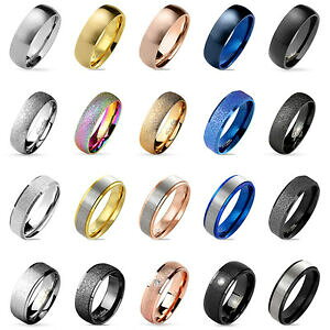 yzWG[EANZT[ XeXX`[{anello di fidanzamento nastro acciaio inox fede nuziale