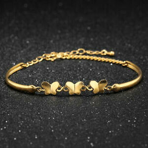�y���������z�W���G���[�E�A�N�Z�T���[ �u���X���b�gbracciale da donna farfalle doro dorato donna