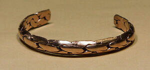 yzWG[EANZT[ X[uX[YuXbgschiava bracciale di rame liscio annodate nuovi e mai indossati