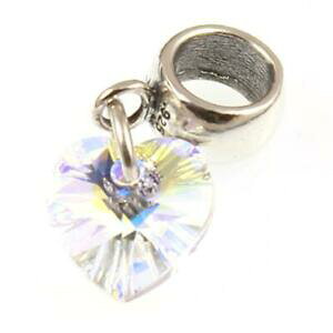 yzWG[EANZT[ n[gNX^y_g`[XtXL[aurore boealis cuore cristallo pendenti charm beadrealizzati con elementi swarovski