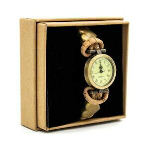 yzWG[EANZT[ uW[ANZT[RNRNsughero naturale con cuore di bronzo accessori orologio fatto a mano in sughero per le donne reggiseno fa