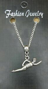 yzWG[EANZT[ XC}[y_glbNXXC~OXC~O`F[y_gnuotatore ciondolo collana nuoto 457cm o 61cm catena nuoto ciondolo