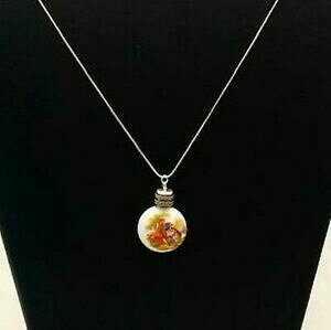 �y���������z�W���G���[�E�A�N�Z�T���[ �y���f���e�B�t�~�j�`���A�h�p���t�@���V�F�C�v�����g���I�p�����t���S�i�[���V�����`�F�[��pendentif miniature de parfum forme montre opaline decor fragonard sur c