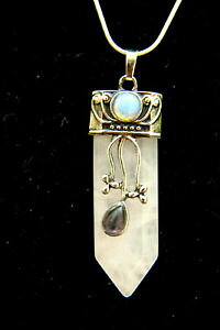 yzWG[EANZT[ [UAK^AWXgIpCg`Nq[OlbNXy_g|Cgrosa agata ametista amp; opalite chakra guarigione collana con ciondolo punto 26 66