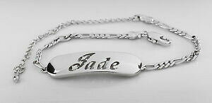 yzWG[EANZT[ uXbgzCgS[hbLNX}Xv[gbracciale con nome jade 18k bianco oro placcato regali di natale per la sua