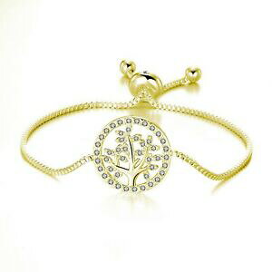 yzWG[EANZT[ XtXL[NX^S[hc[IuCtuXbgRoro albero della vita bracciale create con cristalli swarovski R