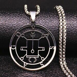 yzWG[EANZT[ @XKXQ[eBA\lbNXy_gT^jXgL[T^vassago sigil ars goetia salomone collana con pendente guarnizione demone, chiave satani